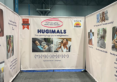 Example of large format trade show printing, a service provided by Unique Print NY