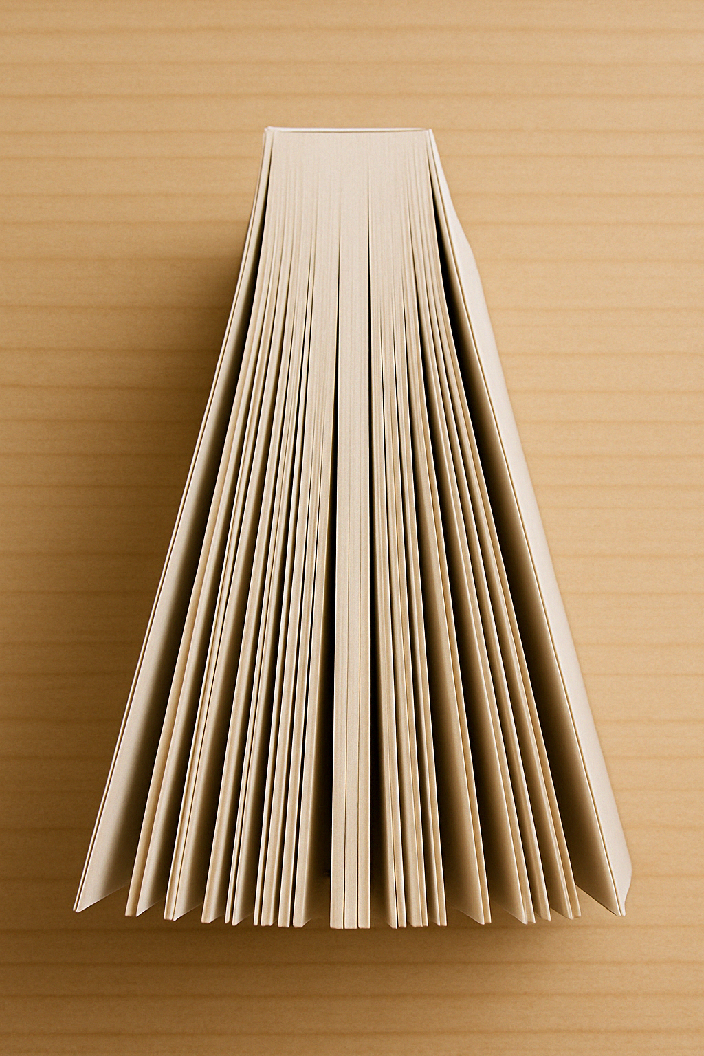 Top down perfect binding booklet sample