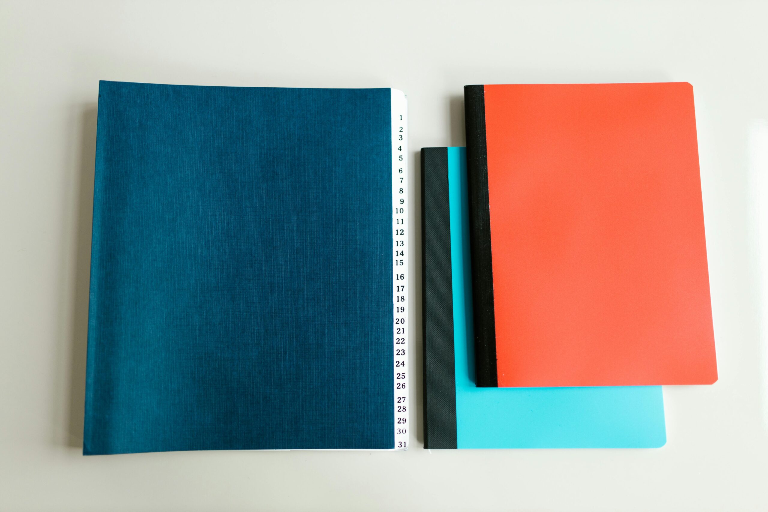 tape binding booklets samples