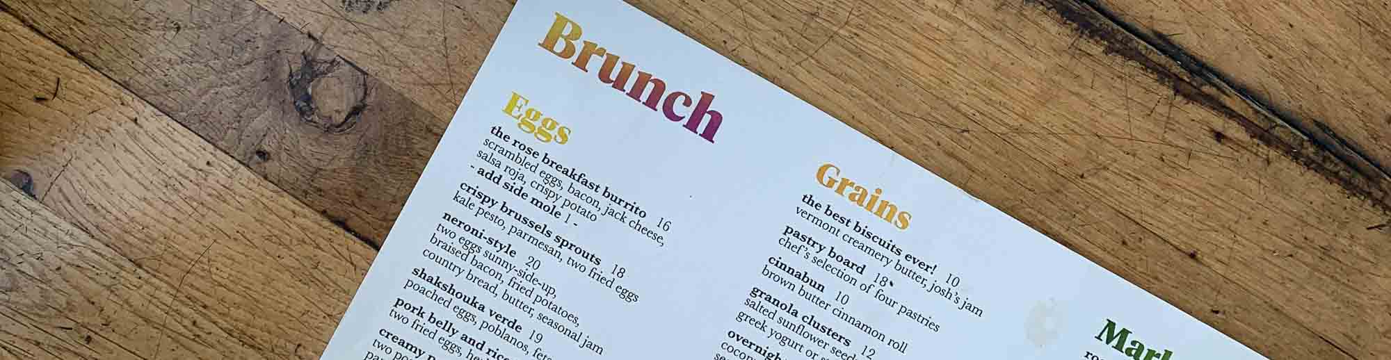 Why High-Quality Menu Printing Matters.