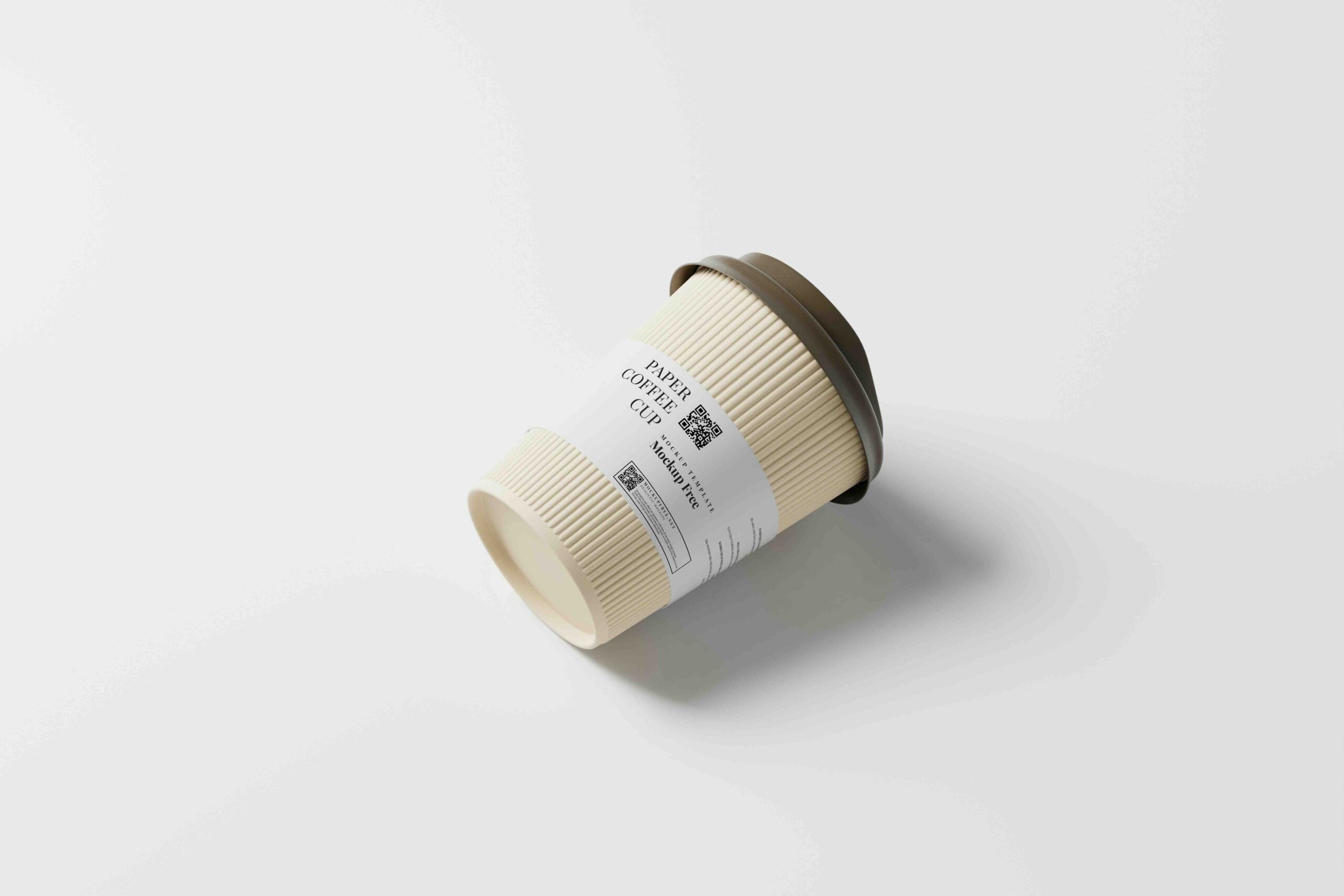 paper coffee cup label example
